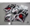 Carena ABS Honda CBR 600 RR 09-10 Red & Black Flames