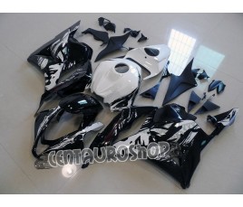 Carene ABS Honda CBR 600 RR 09-10 Bianco nero e grigio