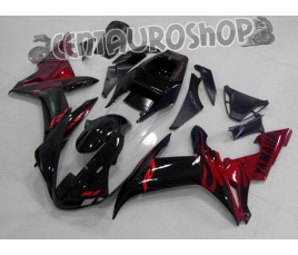 Carena in ABS Yamaha YZF 1000 R1 02-03 colorazione RED WHITE & BLACK