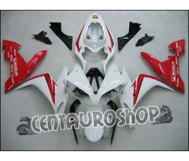 Carena in ABS Yamaha YZF 1000 R1 04-06 colorazione Red & White