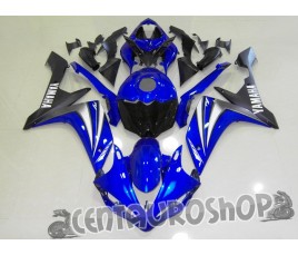 Carenature in ABS Yamaha YZF 1000 R1 07 08 colorazione Blue & Black