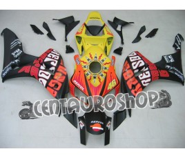 Carena in ABS Honda CBR 1000 RR 06-07 Rossi Yellow & Matt Black