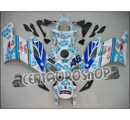 Carena in ABS Honda CBR 1000 RR 04-05 colorazione Nastro Azzurro White