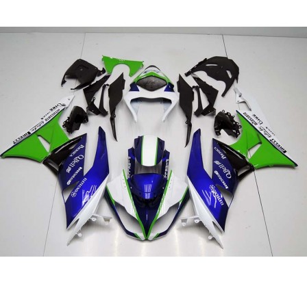 Carenature replica Kawasaki ZX6R Ninja 636 09-12 team Lorenzini Super Sport