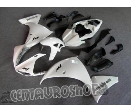 Carena in ABS Yamaha YZF 1000 R1 09-10 colorazione WHITE & SILVER