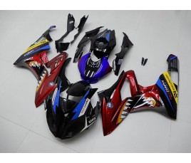 Carena in ABS per BMW S 1000 RR 2015 16 Misano Shark Multicolor