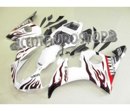 Carena in ABS Yamaha YZF 600 R6 04-05 colorazione SILVER