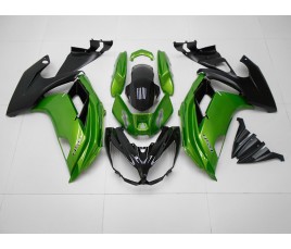 Carene ABS Kawasaki ER-6F 2012 2016 Green and Black