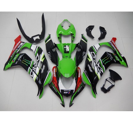 Carena in ABS Kawasaki ZX-10R Ninja 16 - 19 Superbike Rea replica