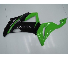 Carene Kawasaki ZX6R Ninja 636 2013 2017 Gloss Black and Green