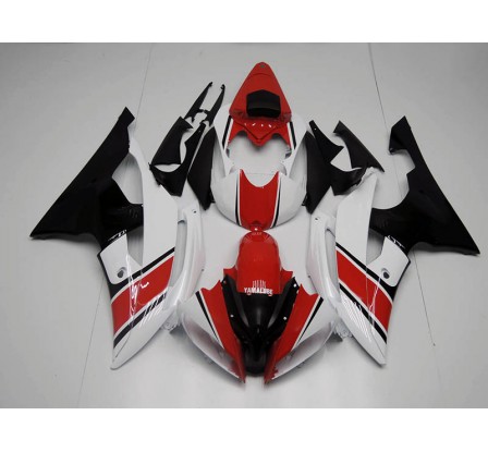 Carene in ABS Yamaha YZF 600 R6 08 16 red and Black Anniversary