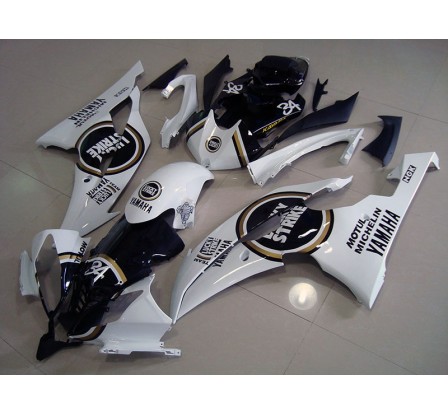 Carena per Yamaha YZF600 R6 2008 2016 Black Lucky strike in ABS