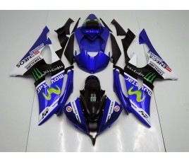 Carene in ABS Yamaha R6 08 16 M1 MotoGP 2016 Vale e Jorge replica