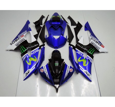 Carene in ABS Yamaha R6 08 16 M1 MotoGP 2016 Vale e Jorge replica