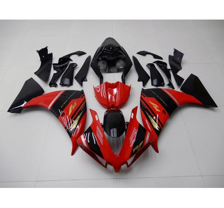 Carena ABS Yamaha YZF 1000 R1 12 14 Red and Black