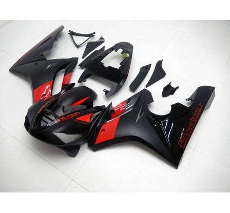 Carena in ABS Triumph Daytona 675 09 12 Black and Red
