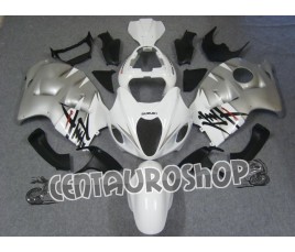 Carena in ABS Suzuki GSX-R 1300 Hayabusa 99-07 White & Silver