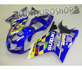 Carena in ABS Suzuki GSX-R 600 e 750 01-03 colorazione MOVISTAR 2