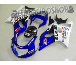 Carena in ABS Suzuki GSX-R 600 e 750 01-03 colorazione RED & WHITE