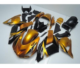 Carena in ABS Kawasaki ZX-14R Ninja 06 - 11 Black and Gold