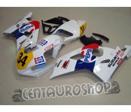 Carena in ABS Suzuki GSX-R 600 e 750 04-05 colorazione BLACK