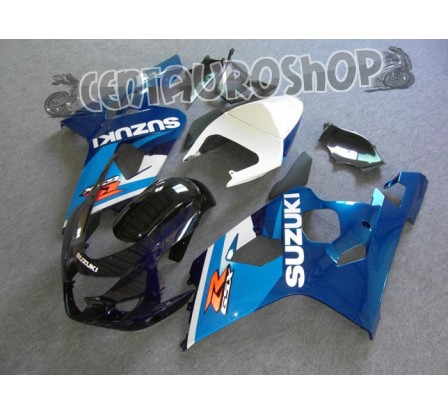 Carena in ABS Suzuki GSX-R 600 e 750 04-05 colorazione BLACK & BLUE