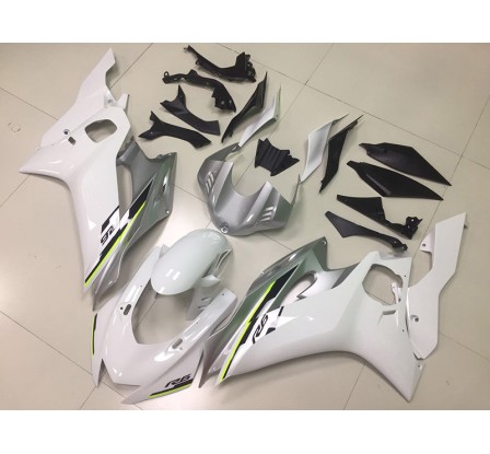 Carena ABS Yamaha YZF600 R6 2017 2018 White and Silver
