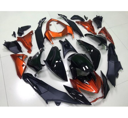 Carene Black & Copper Kawasaki Z800 2013 2016
