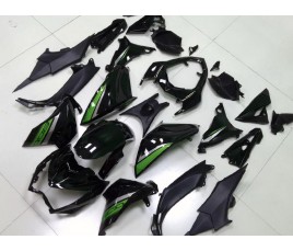 Carene Black & Green Kawasaki Z800 2013 2016