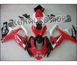 Carena in ABS Suzuki GSX R 600 e 750 06 07 Red & White originale