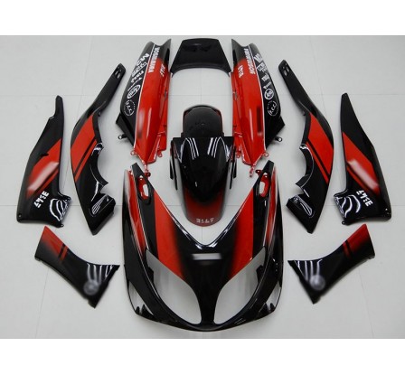 Carenature in ABS Yamaha TMAX 500 01 07 Red and Black