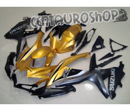 Carena in ABS Suzuki GSX-R 600 e 750 08-09 colorazione BLACK & GOLD