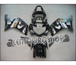 Carena in ABS Suzuki GSX-R 1000 00-02 Black & Silver