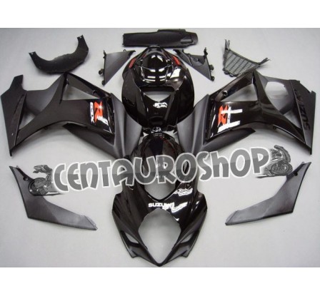 Carena in ABS Suzuki GSX-R 1000 07-08 colorazione BLACK & WHITE RACING SPIRIT
