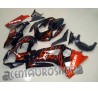 Carena ABS Suzuki GSXR 1000 07 08 colorazione Black & Flames