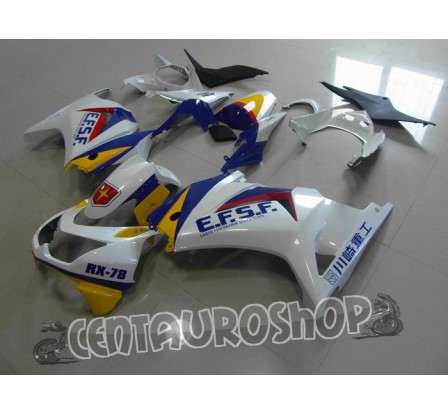 Carena Gundam in ABS per Kawasaki Ninja 250 08-09 