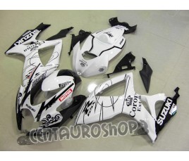 Carena in ABS Suzuki GSXR 600 e 750 06 07 White Corona