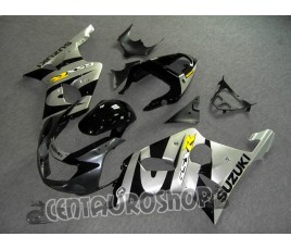 Carena in ABS Suzuki GSX-R 1000 00-02 Black & Silver