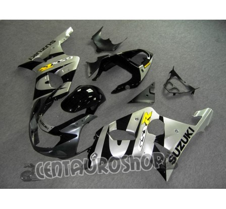 Carena in ABS Suzuki GSX-R 1000 00-02 Black & Silver