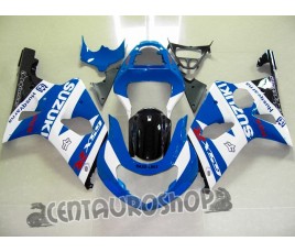 Carena ABS Suzuki GSX-R 1000 2000 2002 White & Blue