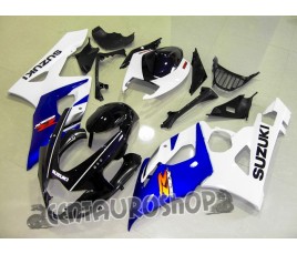 Carena in ABS Suzuki GSXR 1000 2005 2006 White & Blue