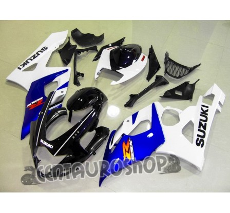 Carena in ABS Suzuki GSXR 1000 2005 2006 White & Blue