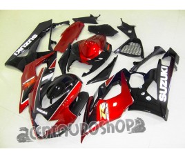 Carena in ABS Suzuki GSX-R 1000 05-06 Black & Red