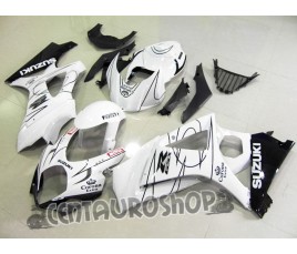 Carena in ABS Suzuki GSX-R 1000 07 08 White Corona SBK