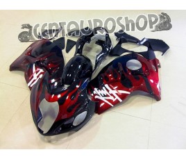 Carena in ABS Suzuki GSX-R 1300 Hayabusa 99-07 Red Flames