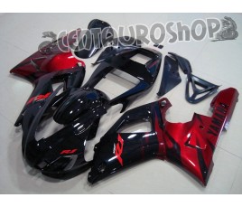 Carena in ABS Yamaha YZF 1000 R1 98-99 colorazione Red & Black