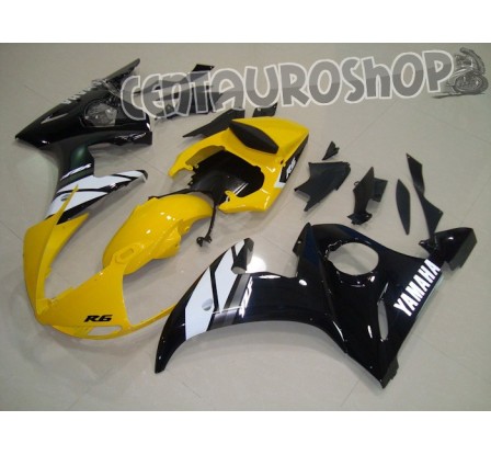 Carene complete Yamaha YZF600 R6 04 05 Anniversary Yellow