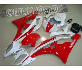 Carena Yamaha ABS YZF 600 R6 2006 2007 Red & White 1