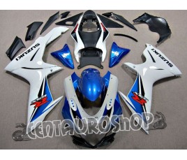 Carena ABS Suzuki GSX-R 600 e 750 2011 bianca e blu