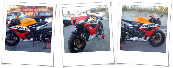 Carena in abs per Honda CBR 600 RR Repsol